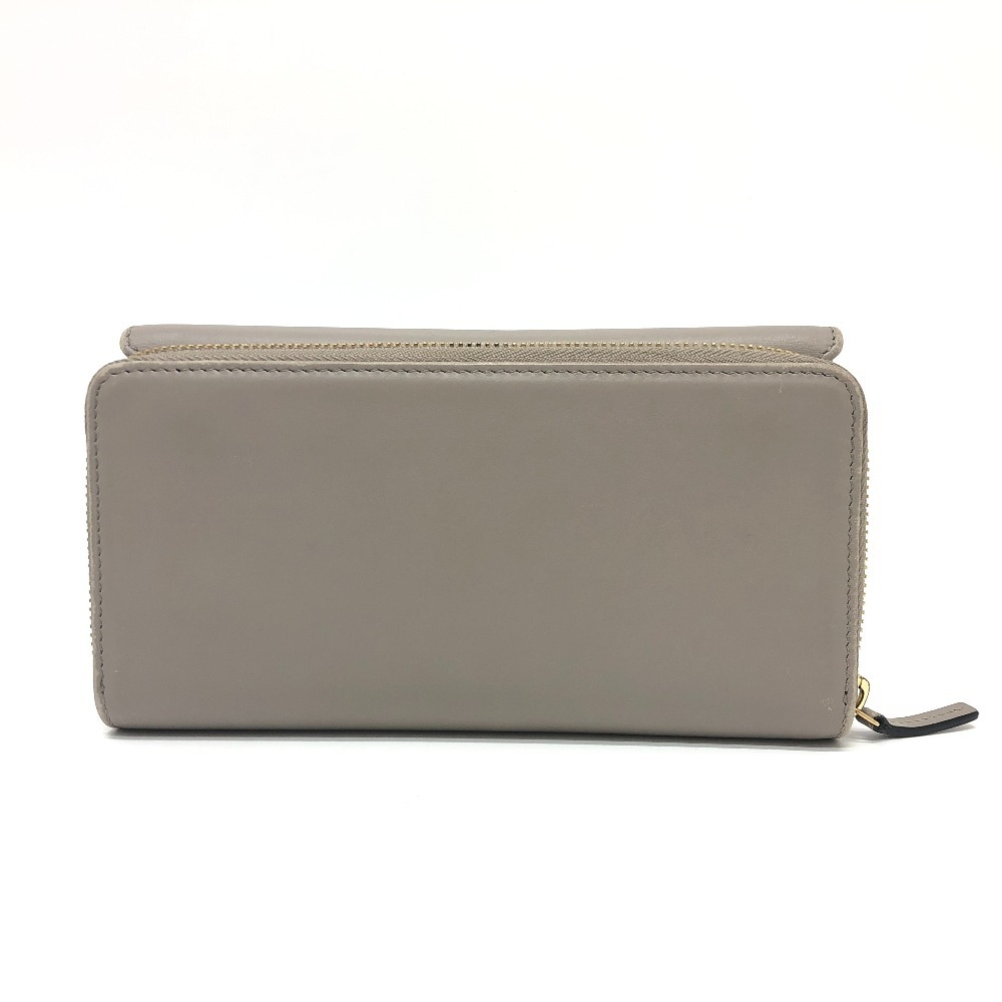 Gucci Continental Wallet, Long Leather, Women's, Gray, T-240901-5